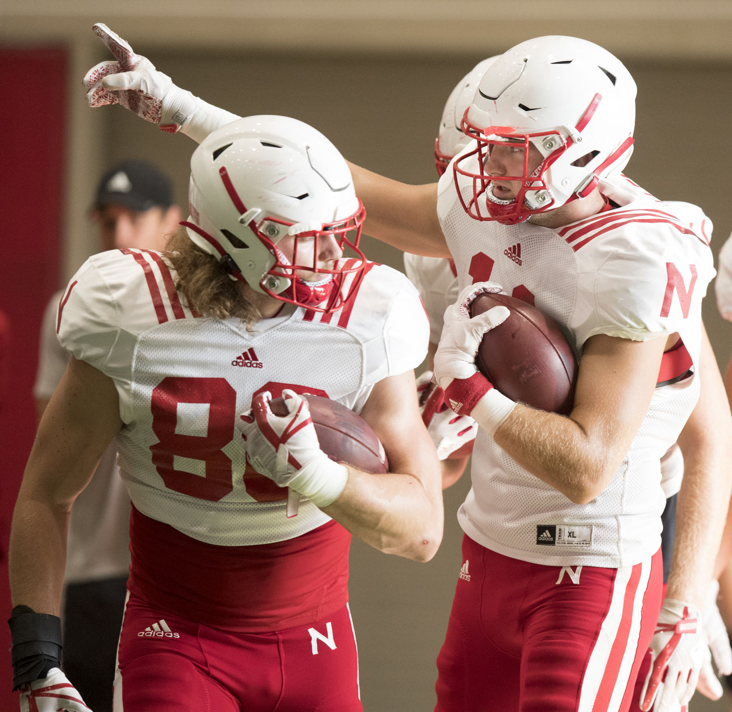 Nebraska football practice, 8/14